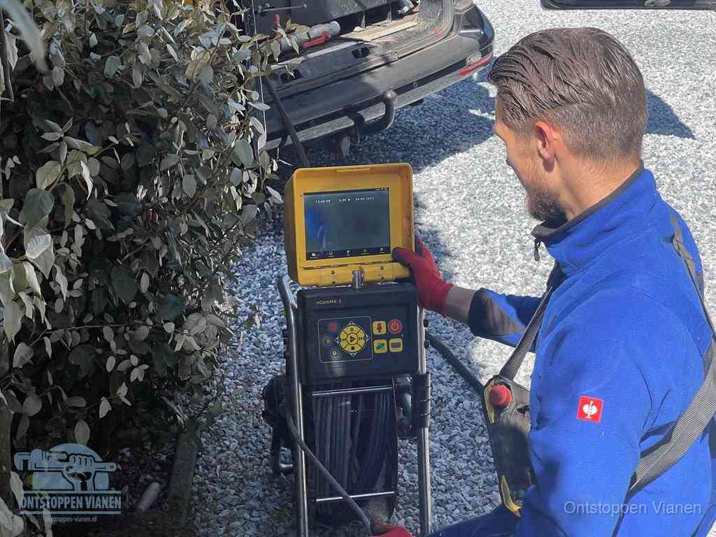 Rioolinspectie met camera in Vianen