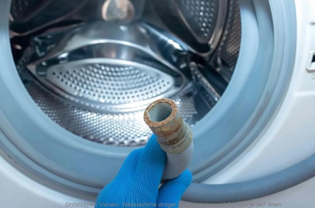 Wasmachine droger verstopt Vianen? Dit kun je zelf doen
